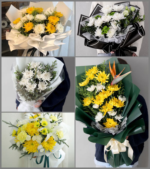 广东肇庆市德庆县新圩镇大同村白事花束代送